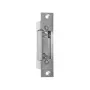 SCOT ES-S12AC/DC-B PROFI Abrepuertas Simétrico con Cerradura, 12V AC/DC, Fail-Secure, 3000N Fuerza de Retención, Gris/Plata