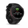 Garmin Approach S70 47mm Golf GPS Smartwatch – bisel de cerámica negro/rojo con correa de silicona negra