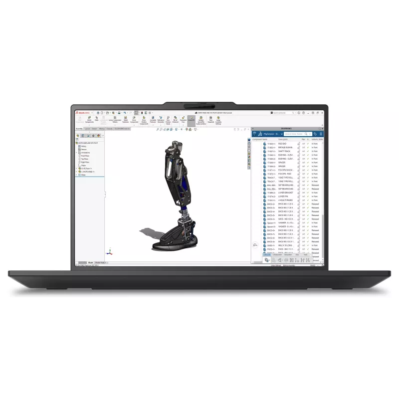 Lenovo ThinkPad P16s Gen 5 21XG - AMD Ryzen AI 7 PRO 450 / 2 GHz - AMD PRO - Win 11 Pro - RTX PRO 1000 Blackwell - 64 GB RAM - 1 TB SSD TCG Opal Encryption 2, NVMe - 40,6 cm (16
