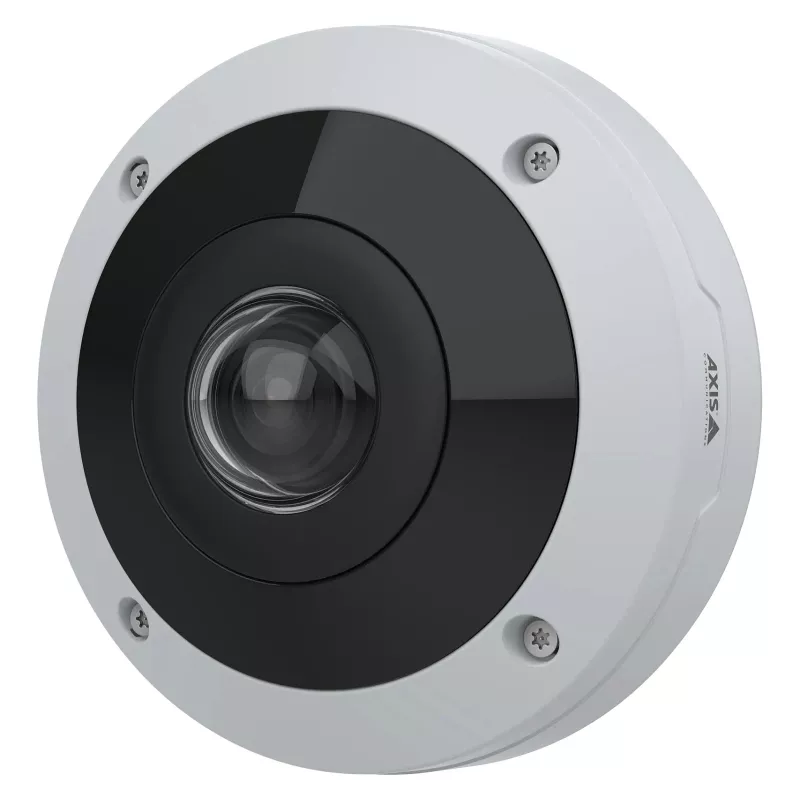Cámara fisheye AXIS M4347-PLVE con micrófonos integrados y AXIS Object Analytics