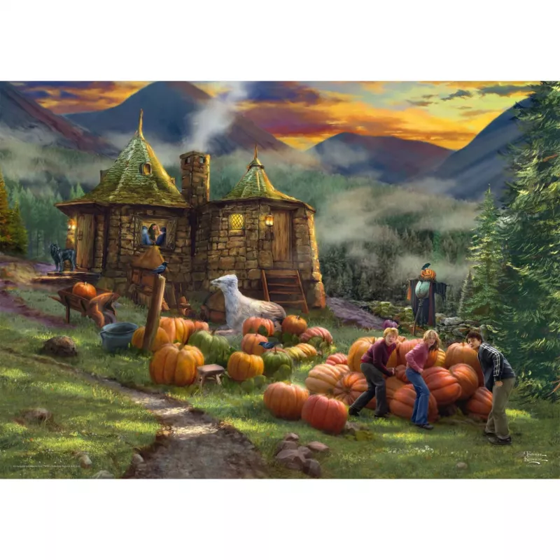 Schmidt Thomas Kinkade Studios Harry Potter - Hagrid's Hut puzzle de 1000 piezas
