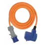 Brennenstuhl 1167650310 Alargador 10m Conector macho CEE / conector hembra acodado H07RN-F 3G 2,5 mm² Azul