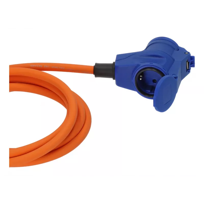 Brennenstuhl 1167650310 Alargador 10m Conector macho CEE / conector hembra acodado H07RN-F 3G 2,5 mm² Azul