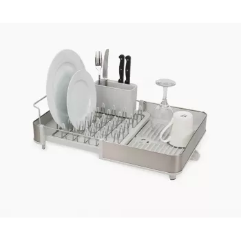 Joseph Joseph Extend Escurridor de platos extensible Stone, Gris claro/Plata, 851692