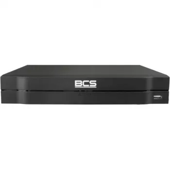 BCS Grabadora IP de 4 canales BCS-L-NVR0401-4KE-4P(2L) con PoE, 8MP, H.265+