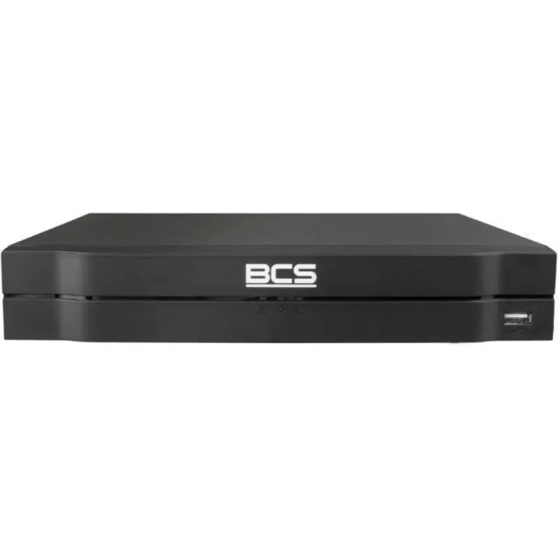 BCS Grabadora IP de 4 canales BCS-L-NVR0401-4KE-4P(2L) con PoE, 8MP, H.265+