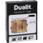 Dualit 00510 soporte para sándwich para tostadora - acero inoxidable, asa negra, par