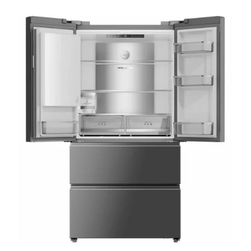 DREAME DRF560WMXEEUP Frigorífico combinado French Door, 561 L, Platinum Inox, Wi-Fi, No Frost