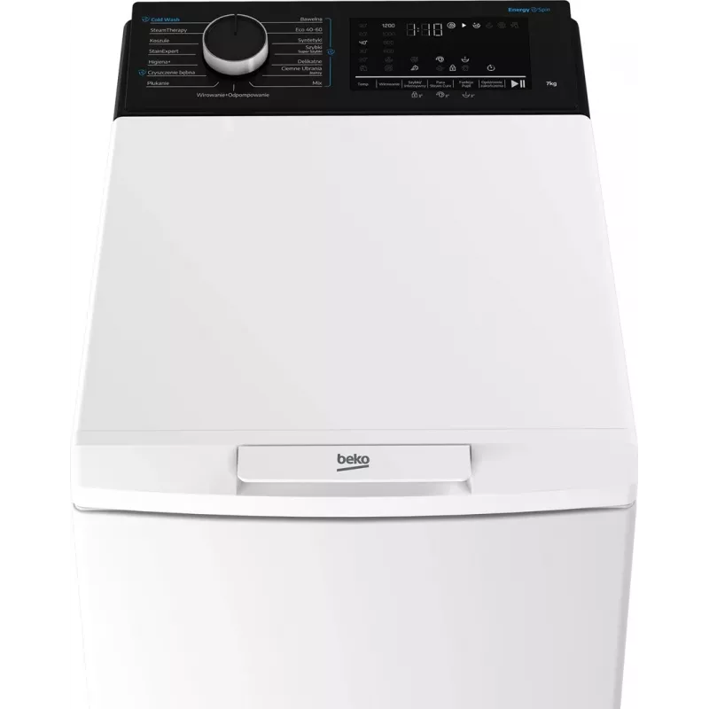 Lavadora de carga frontal BEKO TB721DBVESPL, 7 kg, 1200 rpm, blanca/negra
