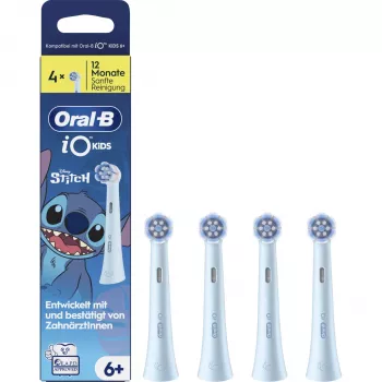 Cabezales de cepillo de repuesto Oral-B iO Kids Stitch pack de 4