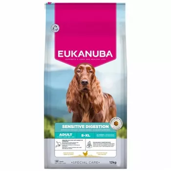 Pienso seco Eukanuba Special Care Sensitive Digestion para perros adultos de razas pequeñas y medianas, cordero y arroz, 12 kg