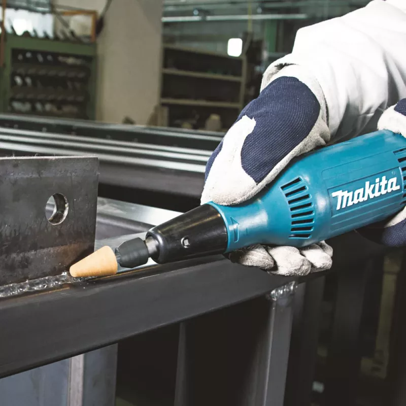 Makita GD0603 rectificadora recta 240W pinza 6mm 25000rpm