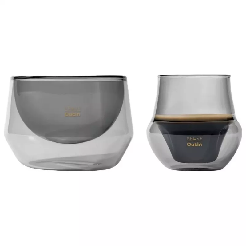 OutIn Nano x Kruve cafetera espresso portátil set de regalo negro/oro
