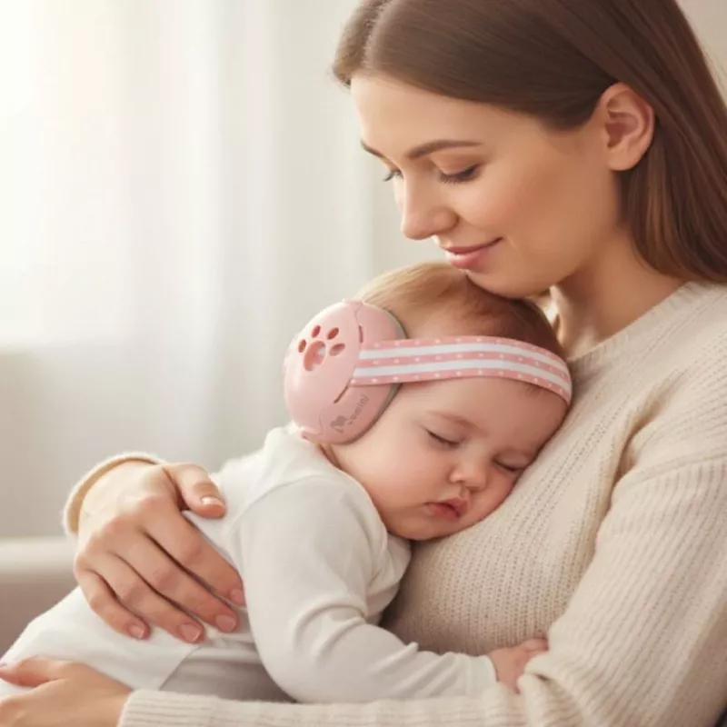 Protección auditiva para niños Momini Mimi Pink