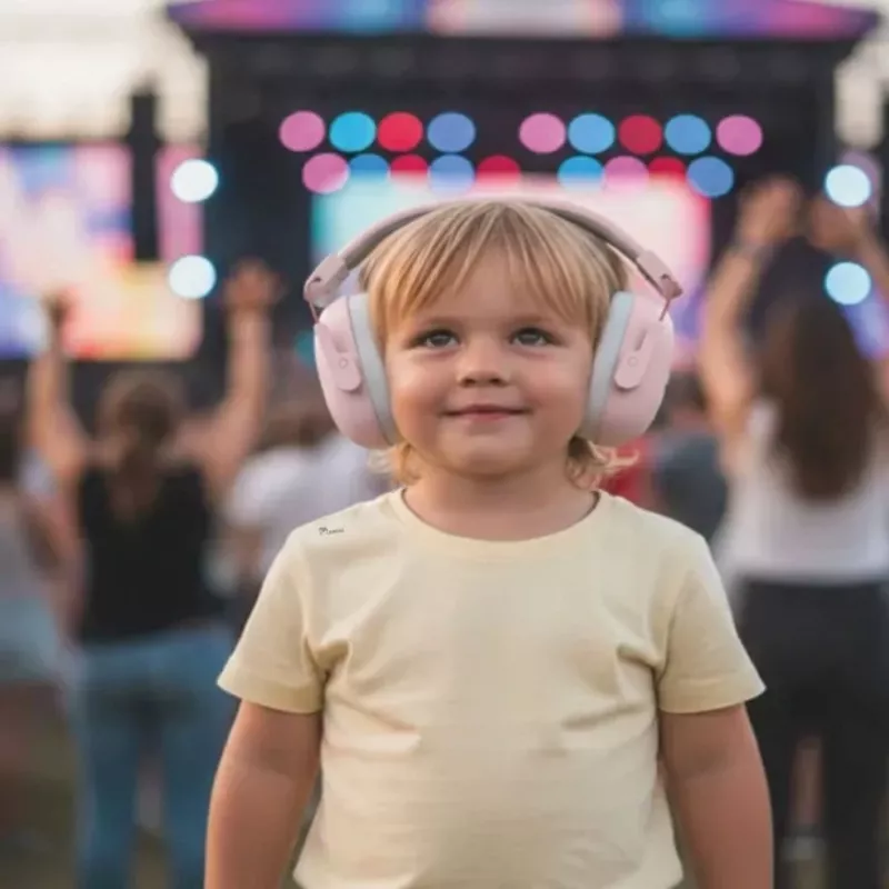 Orejeras de reducción de ruido para niños Momini Milo Pink