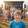 Momini protección auditiva para niños Milo negro