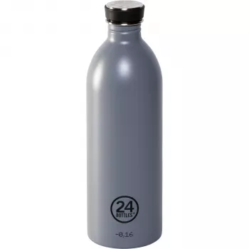 24Bottles Urban Bottle 1000 ml Formal Grey Stainless Steel tapa de rosca