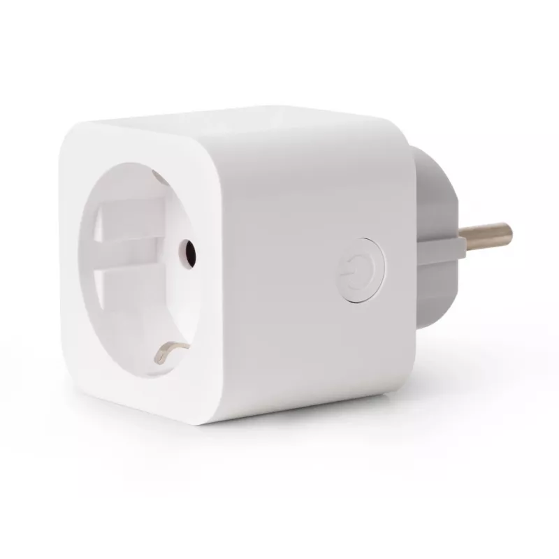 ENTAC Enchufe inteligente WiFi con monitorización de energía blanco