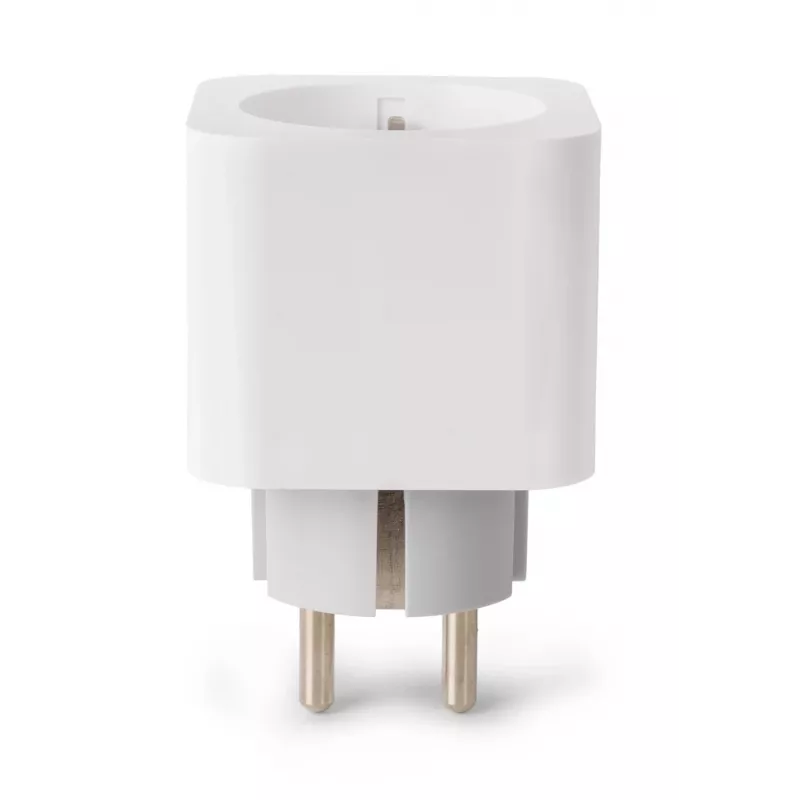 ENTAC Enchufe inteligente WiFi con monitorización de energía blanco