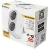 ENTAC Adaptador inteligente WiFi de doble enchufe ES-DSA-WIBLE, blanco, 2 tomas, 3680 W