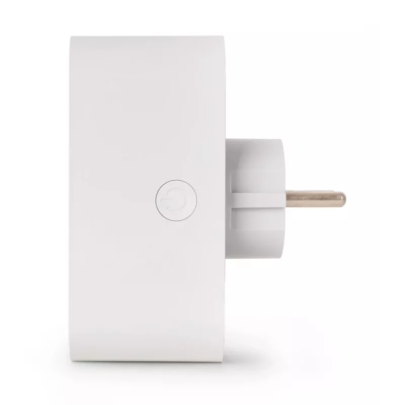 ENTAC Adaptador inteligente WiFi de doble enchufe ES-DSA-WIBLE, blanco, 2 tomas, 3680 W