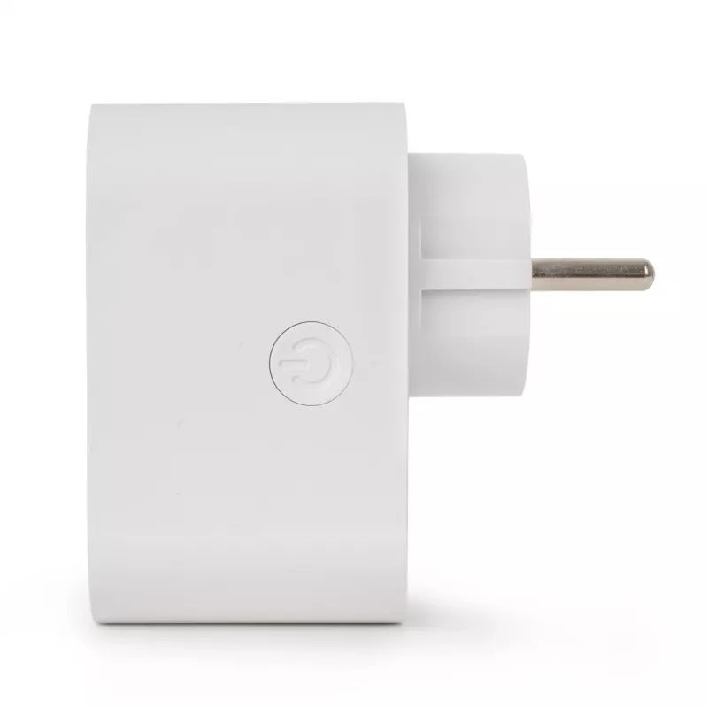 ENTAC Enchufe inteligente WiFi 1x Schuko con 2x USB-A y 1x USB-C, blanco
