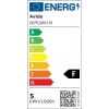Avide Bombilla LED filamento Mini Globe 4,5W E14 blanco cálido 2700K