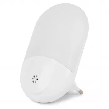 ENTAC Luz nocturna 0,7W blanco cálido sensor crepuscular