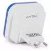ENTAC Luz nocturna 0,5W cuadrada azul sensor crepuscular