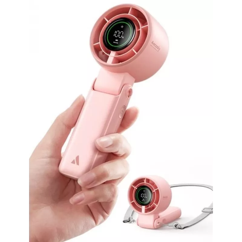 AEL Aecooly Halo 02 ventilador de mano portátil, rosa