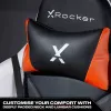 X Rocker Agility Silla de escritorio gaming eSports - Negro/Naranja
