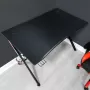 X Rocker Ocelot Escritorio gaming con alfombrilla - Negro/Rojo
