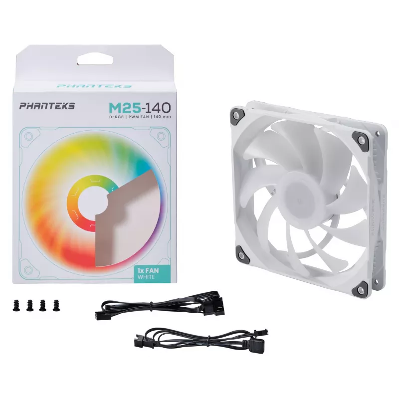 Phanteks PH-F140M25 Ventilador de carcasa PWM 140mm - Negro
