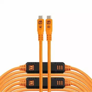 Tether Tools TetherPro USB-C Optima 10G Straight Orange 9,4 m