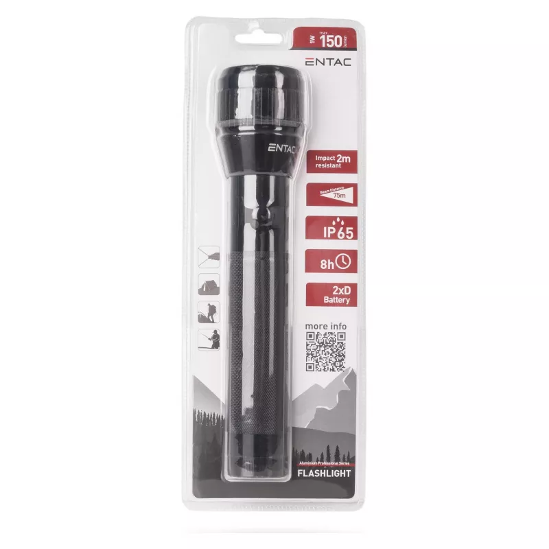 ENTAC 2D linterna de aluminio