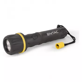 ENTAC EFL-2AA-PL Linterna LED 2xAA ABS Negro 30 lúmenes