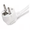 ENTAC Regleta de enchufes 3 tomas con USB 1,5 m interruptor Blanco