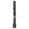 ENTAC EFL-1W-FLEX-ALU Linterna LED 1 W con cuello telescópico, aluminio, Negro