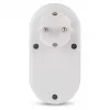 ENTAC Adaptador de enchufe con 2x USB-A Blanco