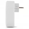 ENTAC Adaptador de enchufe con 2x USB-A Blanco