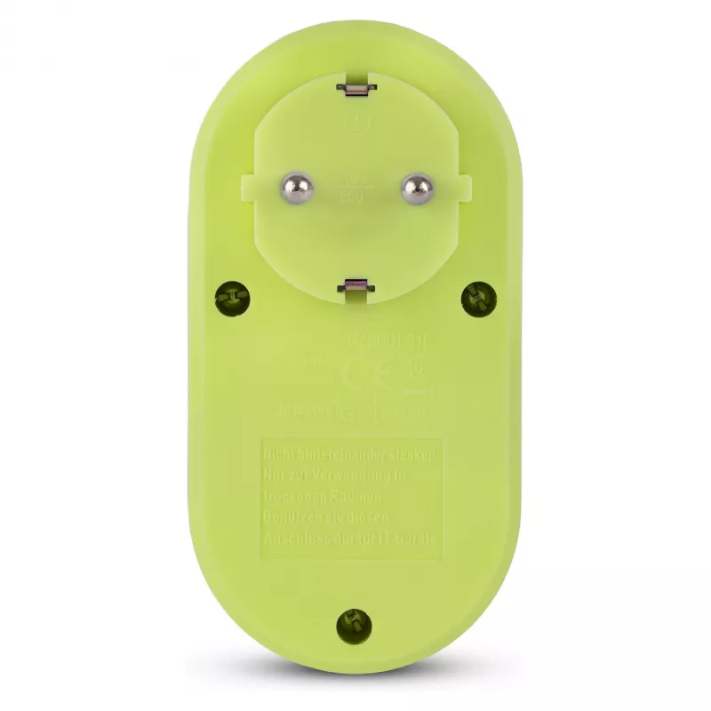 ENTAC Adaptador de enchufe con 2x USB-A Lima
