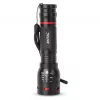 ENTAC EFL-ZOOM-5W-ALU Linterna LED zoomable 350 lúmenes negra