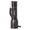 ENTAC EFL-ZOOM-5W-ALU Linterna LED zoomable 350 lúmenes negra