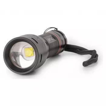 ENTAC EFL-ZOOM-5W-ALU Linterna LED zoomable 350 lúmenes negra