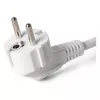 ENTAC Regleta 4 tomas con 1x USB-A y 1x USB-C, 1,5 m blanca