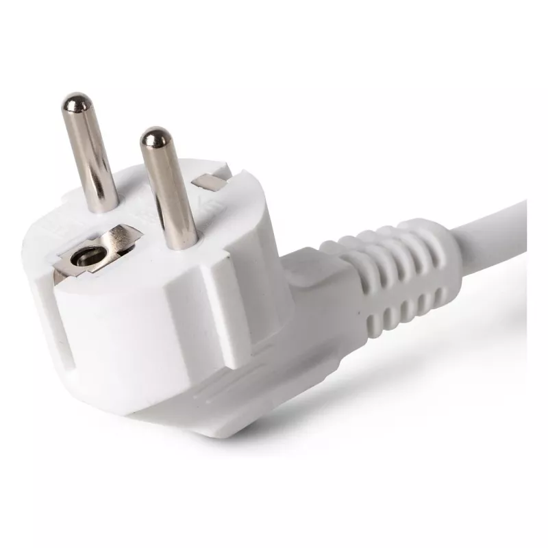 ENTAC Regleta 4 tomas con 1x USB-A y 1x USB-C, 1,5 m blanca