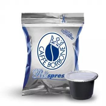 Caffè Borbone Respresso Miscela Blu 50 cápsulas de café para máquinas Nespresso Original Line