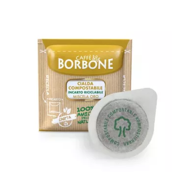 Caffè Borbone Miscela Oro Cápsulas de café sistema ESE 44mm pack de 100 de 7.2g cada una