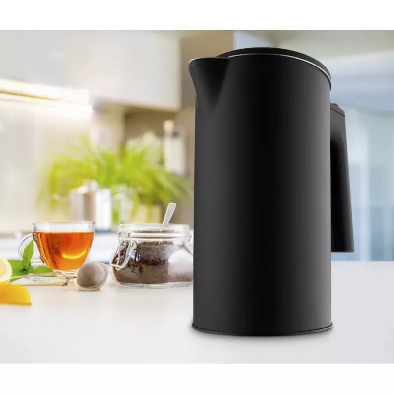 MEDION MD 12106 Hervidor 1,5L 2200W negro acero inoxidable función mantener caliente
