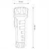ENTAC EFL-2D-PL Linterna 2D plástico negro